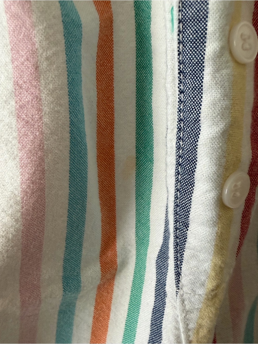 Dressed in LALA Striped Boxer Style Shorts - 2X - Picture 3 of 4